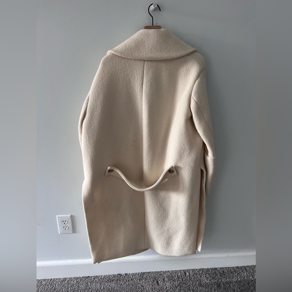 Jason Wu - White/Cream Boucle style peacoat - oversized - Picture 3 of 7